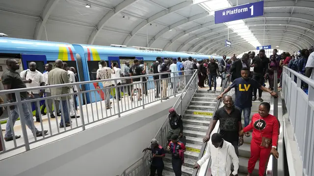 Layanan kereta metro dimulai di Lagos, Nigeria