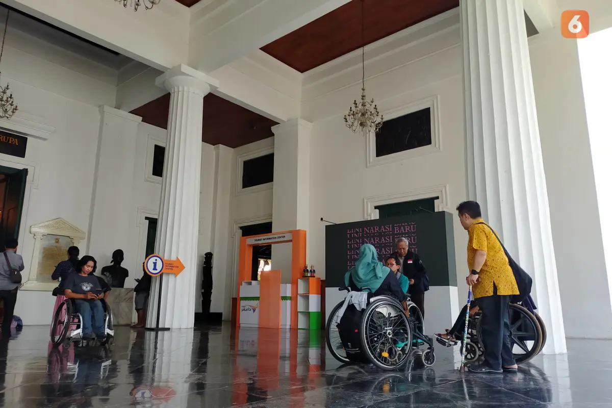 Ilustrasi penyandang disabilitas.