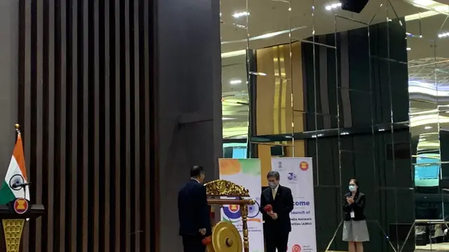 Peluncuran kerja sama pendidikan antara ASEAN dan India. (Liputan6/Benedikta Miranti)