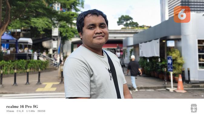 Hasil jepretan kamera Realme 16 Pro. Liputan6.com/Iskandar