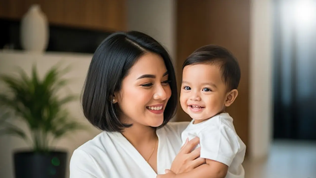 Gaya Rambut Ibu Anak 1