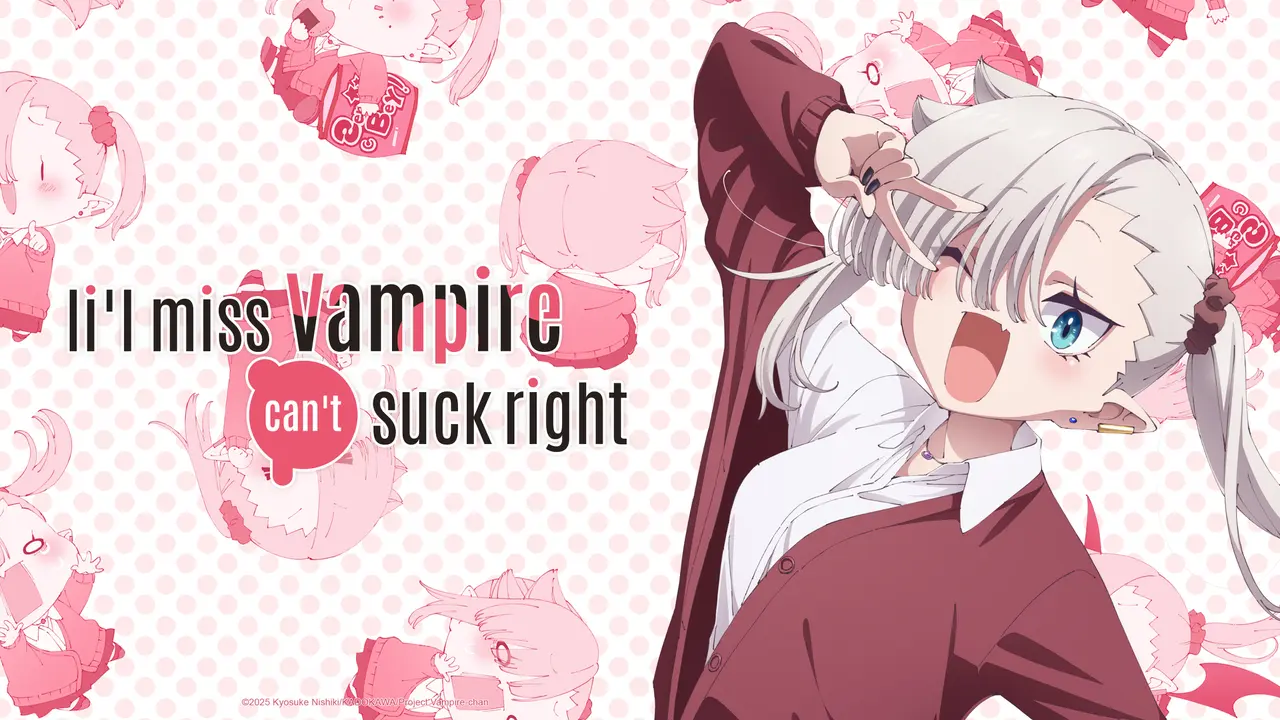 Anime Li'l Miss Vampire Can't Suck Right. (dok. Crunchyroll)