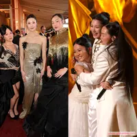 Intip tampilan matching KPop Demon Hunters di Oscar 2026 (Photo by Emma McIntyre / GETTY IMAGES NORTH AMERICA / Getty Images via AFP) (Photo by Patrick T. Fallon / AFP)