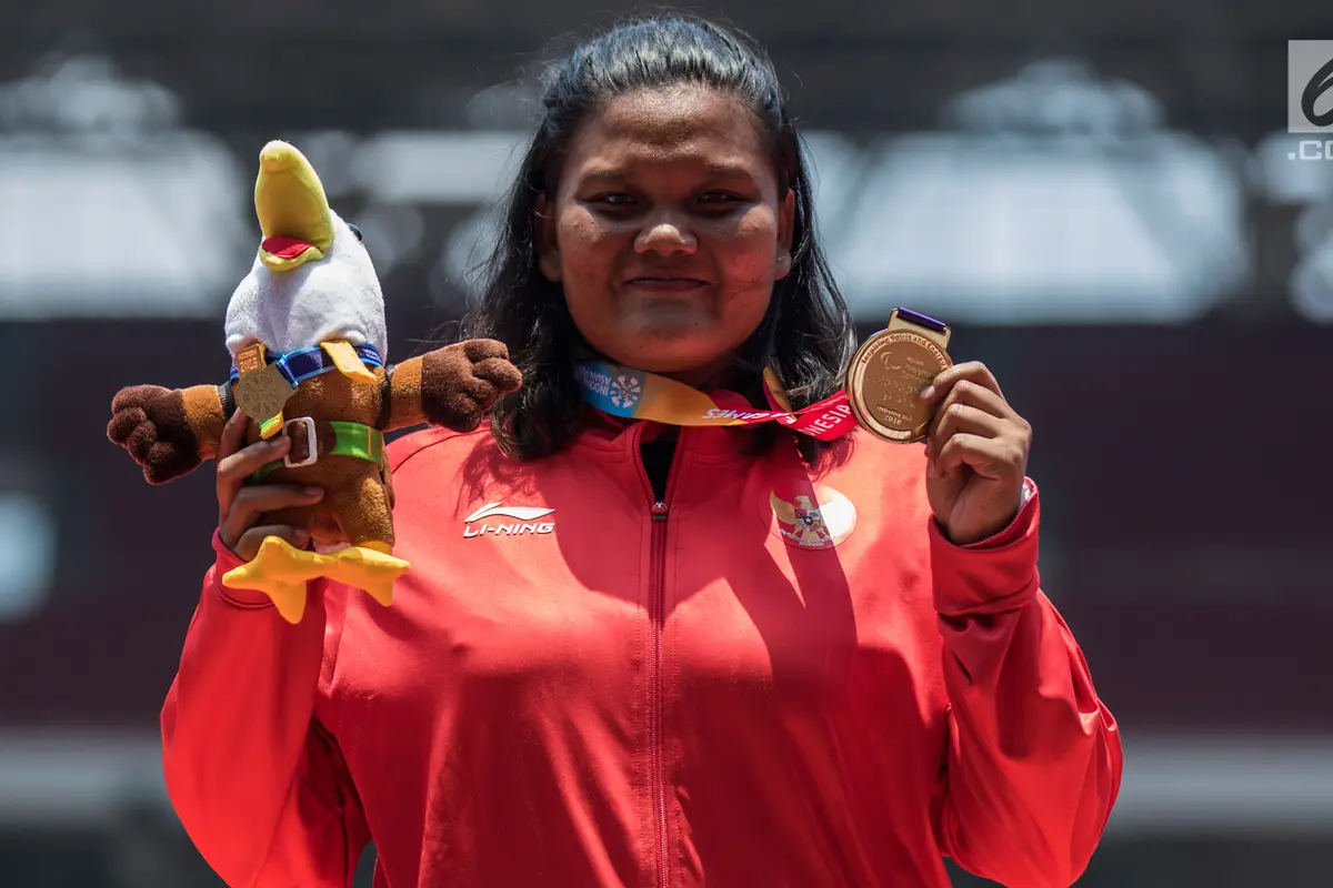 Indonesia Tambah 2 Medali Emas dari Cabang Atletik Asian Para Games 2018
