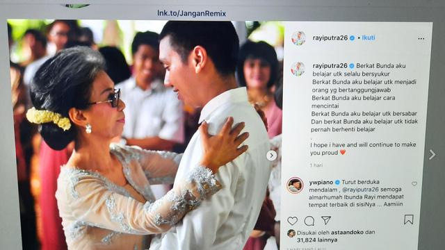 Unggahan Rayi Putra. (Foto: Instagram @rayiputra26)