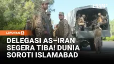 Kota Islamabad, Pakistan, dikunci dan dijaga ketat menjelang negosiasi penting antara Amerika Serikat dan Iran. Jalanan menjadi sepi dengan banyaknya pos pemeriksaan serta peningkatan keamanan.