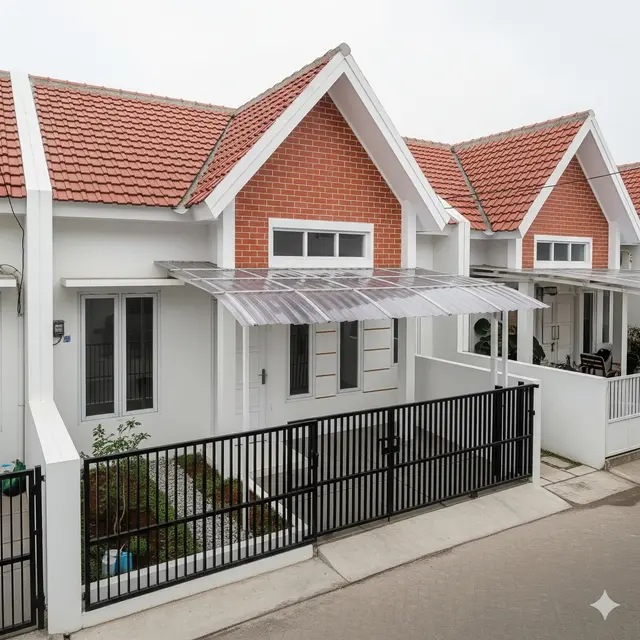 Ilustrasi rumah tipe 45