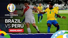 Berita video highlights Grup A Copa America 2021 antara Brasil melawan Peru yang berakhir dengan skor telak 4-0, Jumat (18/6/2021) pagi hari WIB.