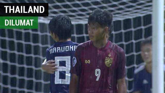 Berita video highlight laga Jepang kontra Thailand yang berakhir dengan skor 5-2 pada Piala AFC U-16 2018 di Kuala Lumpur, Malaysia, Kamis (20/9/2018).