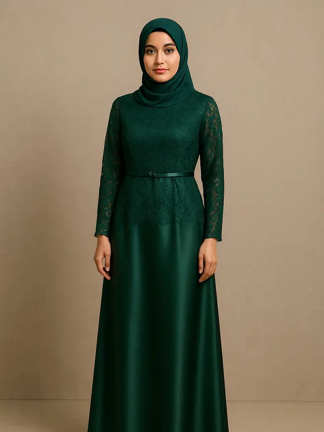 Gamis Brokat Paling Favorit di Tahun 2025 (Foto: ChatGPT)