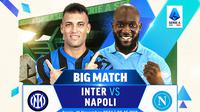 Siaran langsung pertandingan Liga Italia: Inter Milan vs Napoli pada matchweek ke 12 di Vidio. (sum. doc. vidio.com)