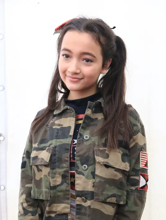 Di sinetron Anak Sekolahan Megan Domani turut bermain bersama bintang lainnya, seperti Verrel Bramasta, Natasha Wilona, Cut Syifa, Rizki Nazar dan lainnya. (Adrian Putra/Bintang.com)