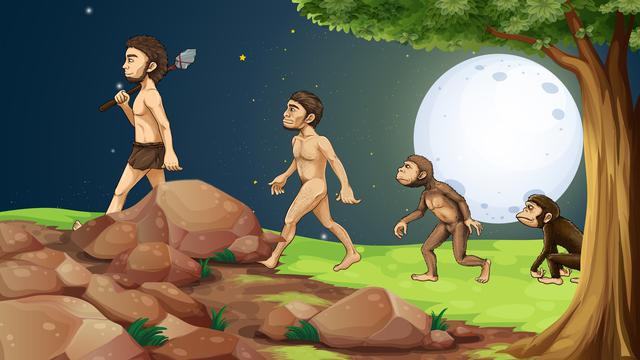 Ilustrasi manusia purba