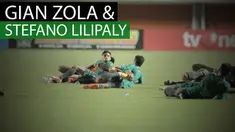 Berita video momen keakraban Gian Zola dengan Stefano Lilipaly saat Timnas Indonesia berlatih di Stadion Maguwoharjo, Minggu (11/6/2017).