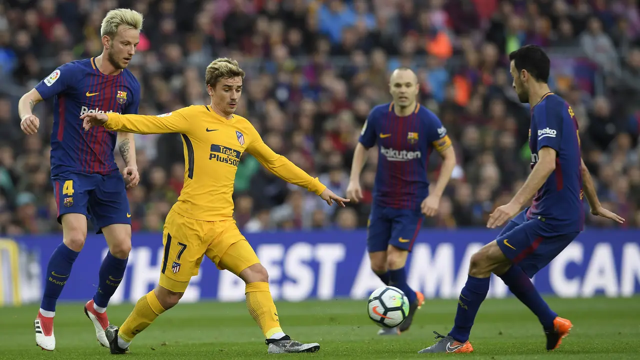 FOTO: Lionel Messi Antar Barcelona Kalahkan Atletico Madrid