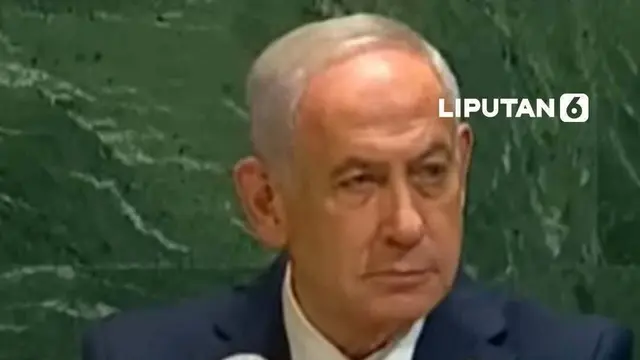 Kompak! Ratusan delegasi memilih walk out dan meninggalkan ruangan saat PM Israel Benjamin Netanyahu berpidato. Sebuah aksi protes diam yang lantang tanpa kata-kata!