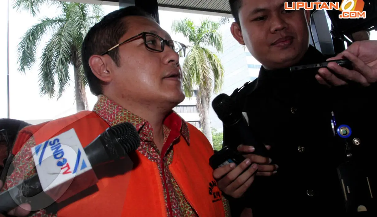 Pemanggilan Anas terkait kasus dugaan penerimaan hadiah atau janji dalam proyek hambalang dan proyek-proyek lain (Liputan6.com/Faisal R. Syam)