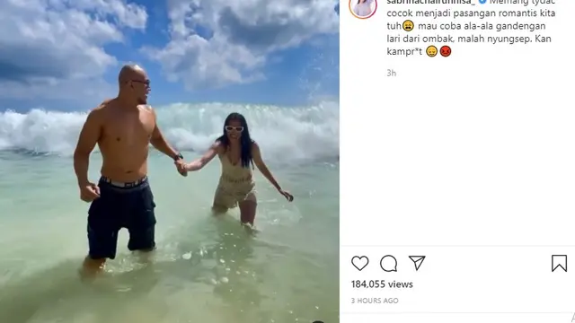 Deddy Corbuzier - Sabrina Chairunnisa (Foto: Instagram/@sabrinachairunnisa_)