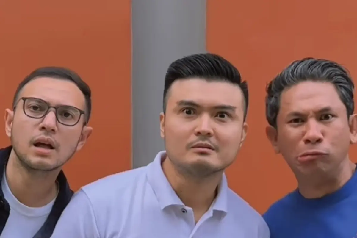 Reuni bintang sinetron Inikah Rasanya yakni Gilbert Marciano, Rifky Balweel dan Aji Yusman (Foto: instagram gilbertmarciano)