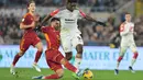 Roma baru bisa menyamakan skor pada menit ke-77 leesy gol Romelu Lukaku. (Alfredo Falcone/LaPresse via AP)