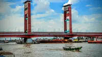 Jembatan Ampera di Palembang. (Sumber: Pixabay)