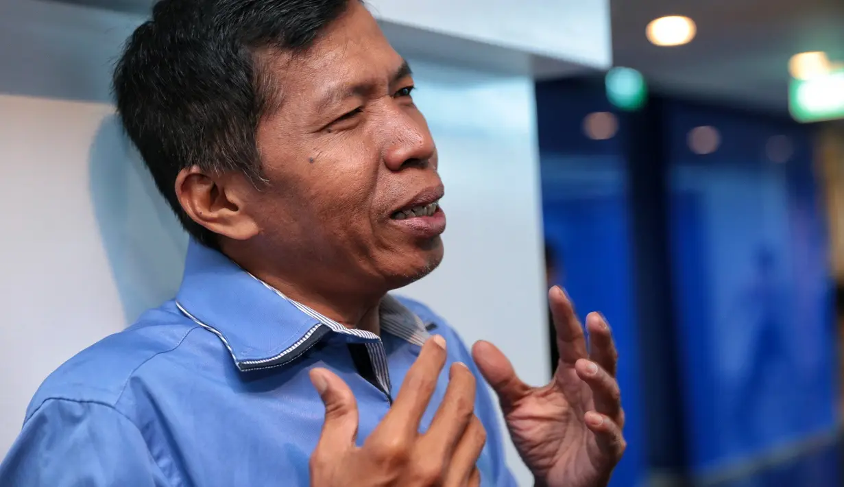 Kini, komedian bernama Wildan Delta atau Kiwil tengah menanti anak ketiga dari Meggy. Bagi Kiwil ini merupakan anak ketujuhnya dari pernikahan keduanya. (Adrian Putra/Bintang.com)