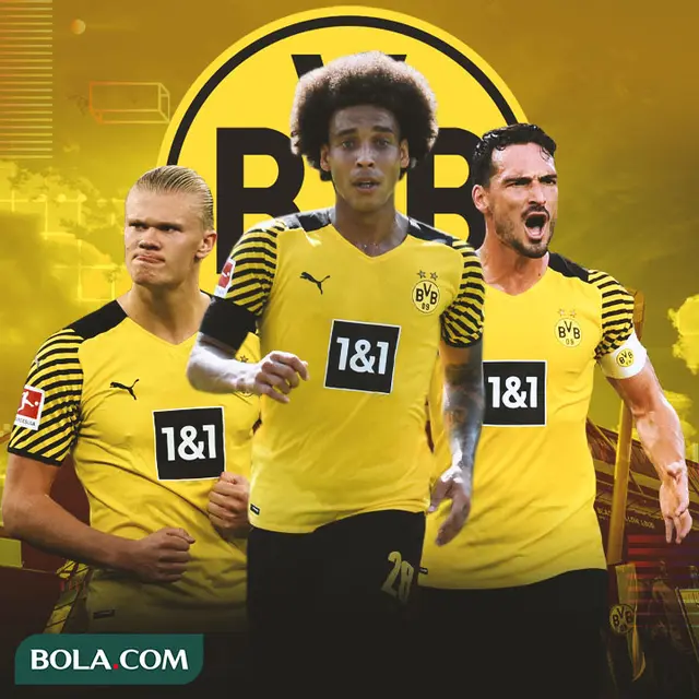 Borussia Dortmund - Erling Haaland, Axel Witsel, Mats Hummels