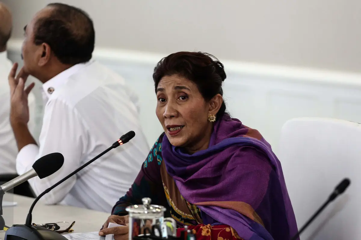 Menteri Kelautan dan Perikanan Susi Pudjiastuti