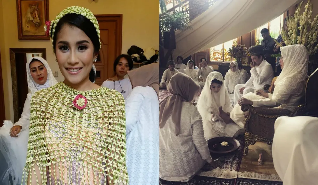 Gya Sadiqah gelar pengajian dan siraman jelang menikah dengan Tarra Budiman [foto: Instagram]