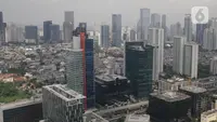 Suasana gedung pencakar langit di Jakarta, Selasa (15/11/2022). Menteri Investasi/Kepala Badan Koordinasi Penanaman Modal (BKPM) Bahlil Lahadalia mengatakan, pertumbuhan ekonomi Indonesia menjadi salah satu yang terbaik di antara negara G20. (Liputan6.com/Johan Tallo)