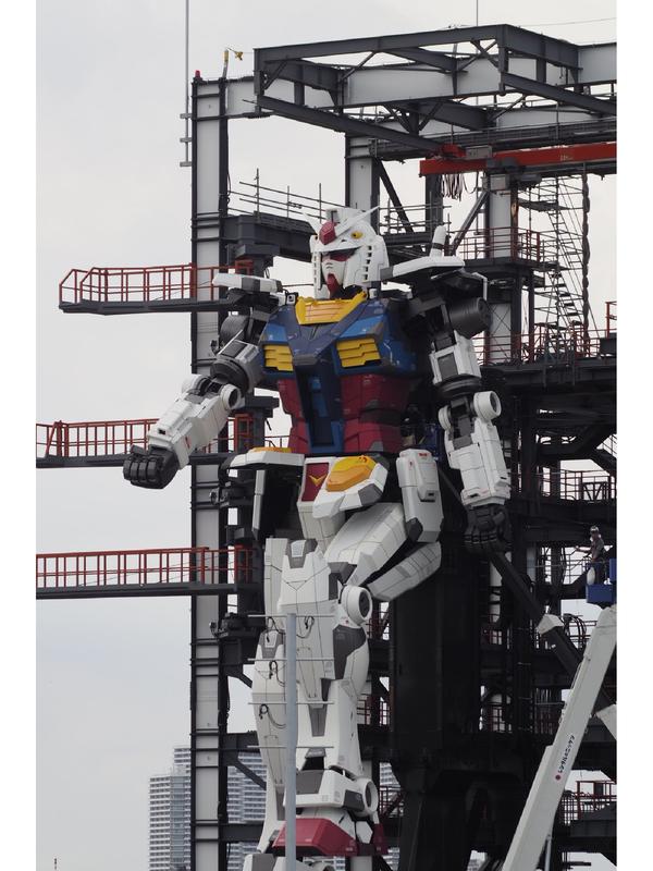 Robot Gundam Setinggi 18 Meter dari Yokohama. Kredit: Domenico Vescio - Nansei2