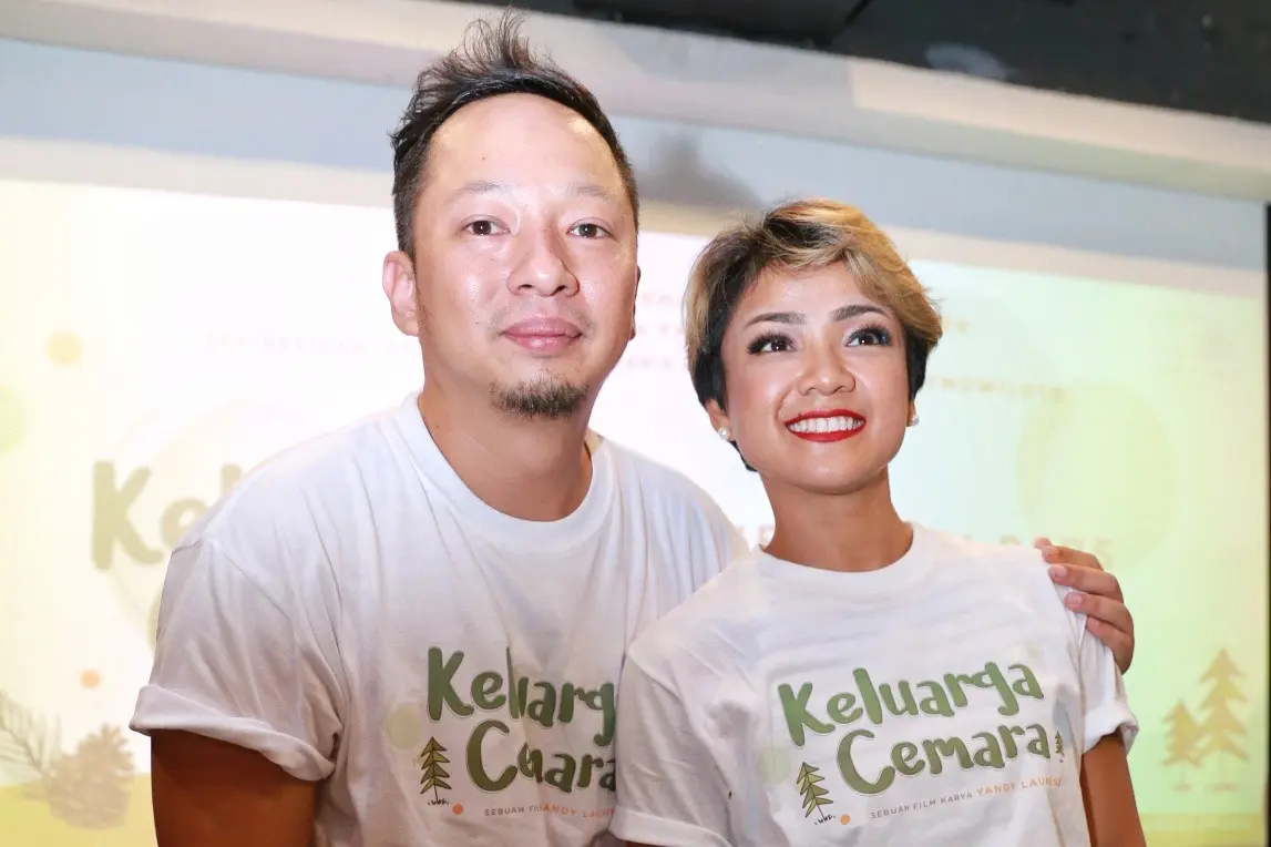 Preskon film Keluarga Cemara (Adrian Putra/bintang.com)