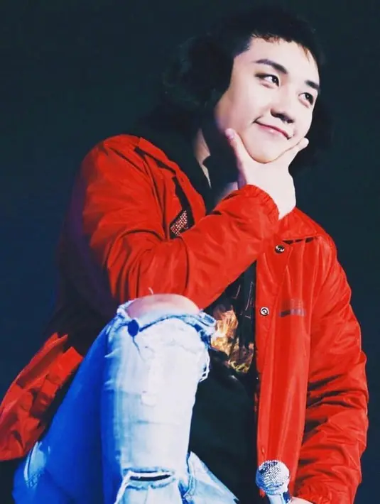 "Aku mengaku salah, tapi aku tak bermaksud menyebutnya sebagai panda gendut. Tadinya aku akan berkomentar 'hanya bercanda, aku mencintaimu'. Tapi internetku putus," jelasnya. (Foto: instagram.com/seungriseyo)