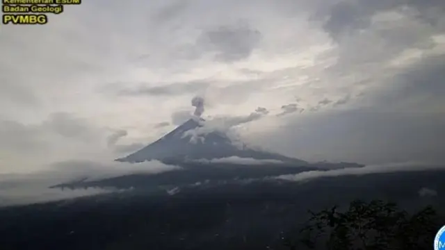 Gunung Semeru Erupsi Meletus tinggi Letusan Mencapai 1000 meter (Istimewa)