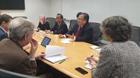 Kepala Bappenas Bambang Brodjonegoro dalam acara Memorandum of Understanding (MoU) between Bappenas and IFPRI yang berlangsung Jumat (12/4/2019). (Dok Bappenas)