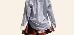 Oversized shirt termasuk pakaian yang bersifat timeless karena tidak bergantung pada tren sesaat (Sumber: H&M)
