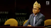 Ketua MPR Zulkifli Hasan memberi sambutan dalam sosilisasi Empat Pilar MPR di Jakarta, Jumat (9/3). Zulkifli menegaskan, acara ini sebagai syiar bagi pilkada di 171 tempat. (Liputan6.com/JohanTallo)