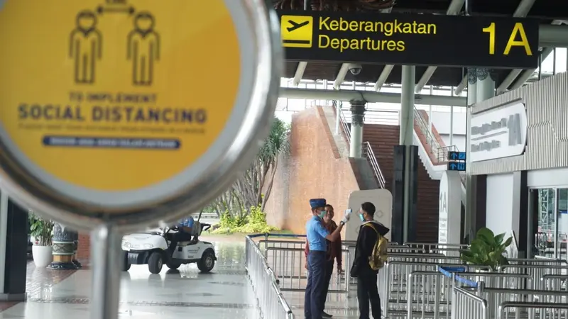 Bandara Internasional Soekarno Hatta Tangerang Banten.