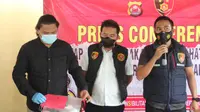 Satreskrim Polres Lebak Tangkap Pelaku Pembunuhan Berencana. (Selasa, 13/07/2021). (Dokumentasi Polres Lebak).