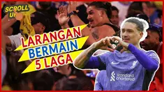 Scroll Up kali ini akan membahas tentang Darwin Nunez yang mendapatkan sanksi larangan bermain internasional