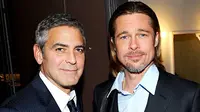 George Clooney dan Brad Pitt  berteman baik. "Saya rasa dia yang akan dipilih."