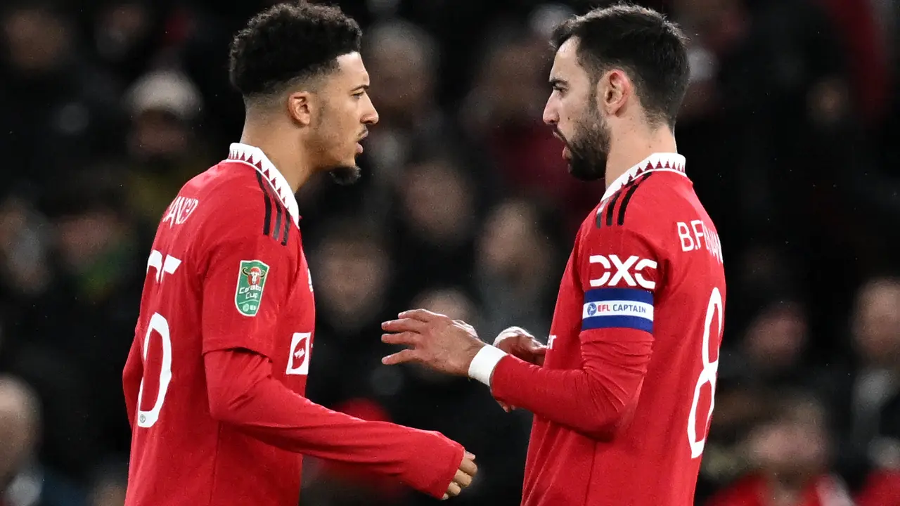 Ekspresi Jadon Sancho saat Kembali Merumput Bersama Manchester United