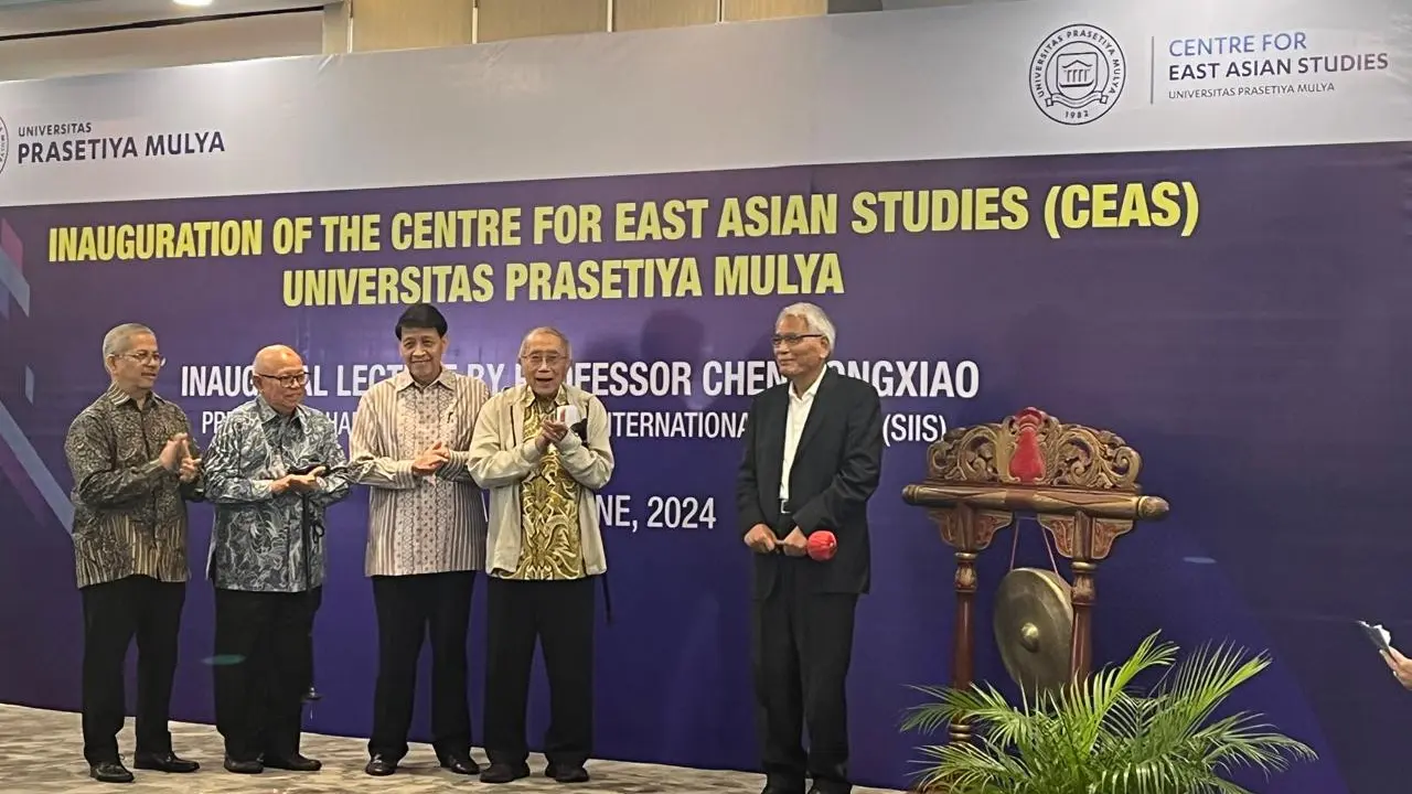 Universitas Prasetiya Mulya luncurkan Centre for East Asian Studies (CEAS) atau Pusat Studi Asia Timur (PSAT) pada Rabu (12/6/2024) di Gedung Pakarti, Jakarta.