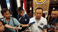 Sekretaris Badan Pemenangan Pemilu (Bappilu) DPP Partai NasDem Willy Aditya. (Liputan6.com/Ady Anugrahadi).