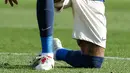 Blaugrana sempat menyamakan kedudukan lewat gol Raphinha pada menit 61 setelah tertinggal 0-1 oleh gol Sandro Ramirez di menit 49. Namun, Fabio Silva memastikan kemenangan Las Palmas dengan gol keduanya pada menit 67. (AP Photo/Joan Monfort)