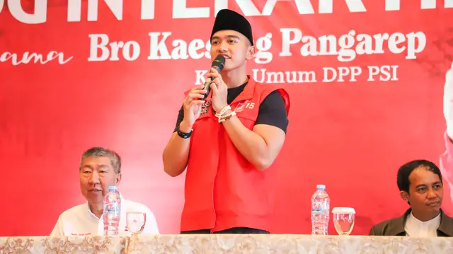 Ketua Umum Partai Solidaritas Indonesia (PSI) Kaesang Pangarep