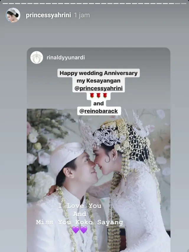 Unggahan Syahrini. (Foto: Instagram @princessyahrini)
