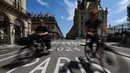 Diprediksi, upacara pembukaan Olimpiade Paris 2024 akan diikuti oleh 6.000 hingga 7.000 atlet. (EMMANUEL DUNAND/AFP)