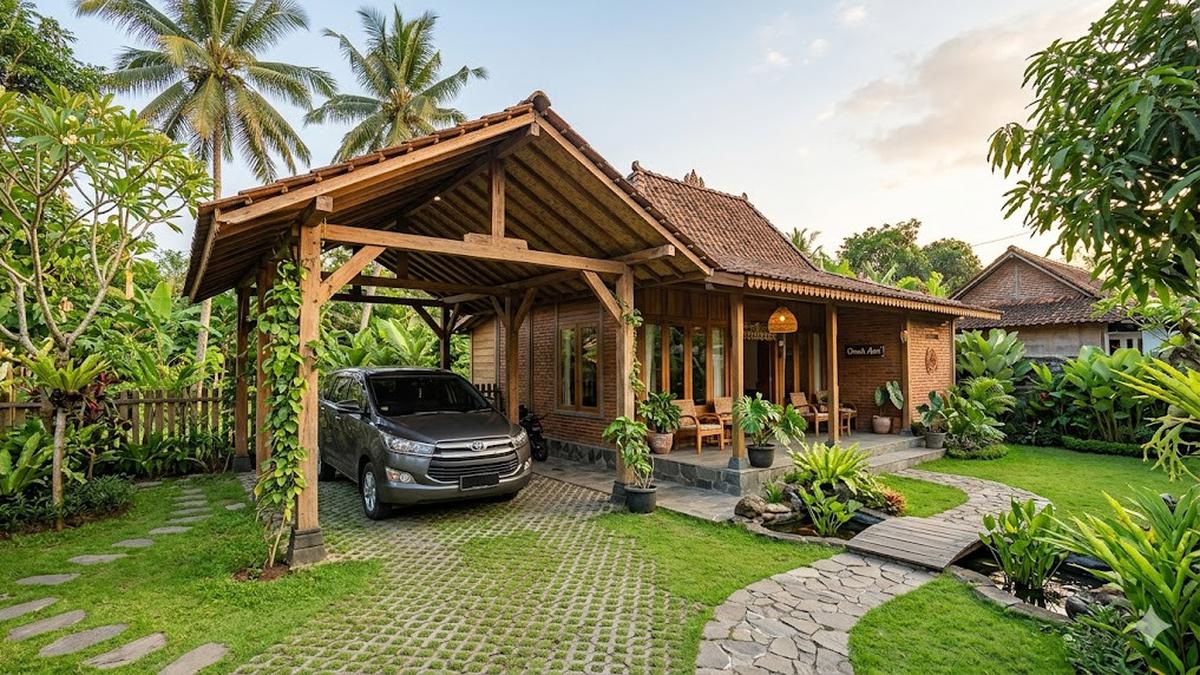 7 Inspirasi Desain Carport yang Cocok untuk Rumah Kampung, Fungsional dan Estetik