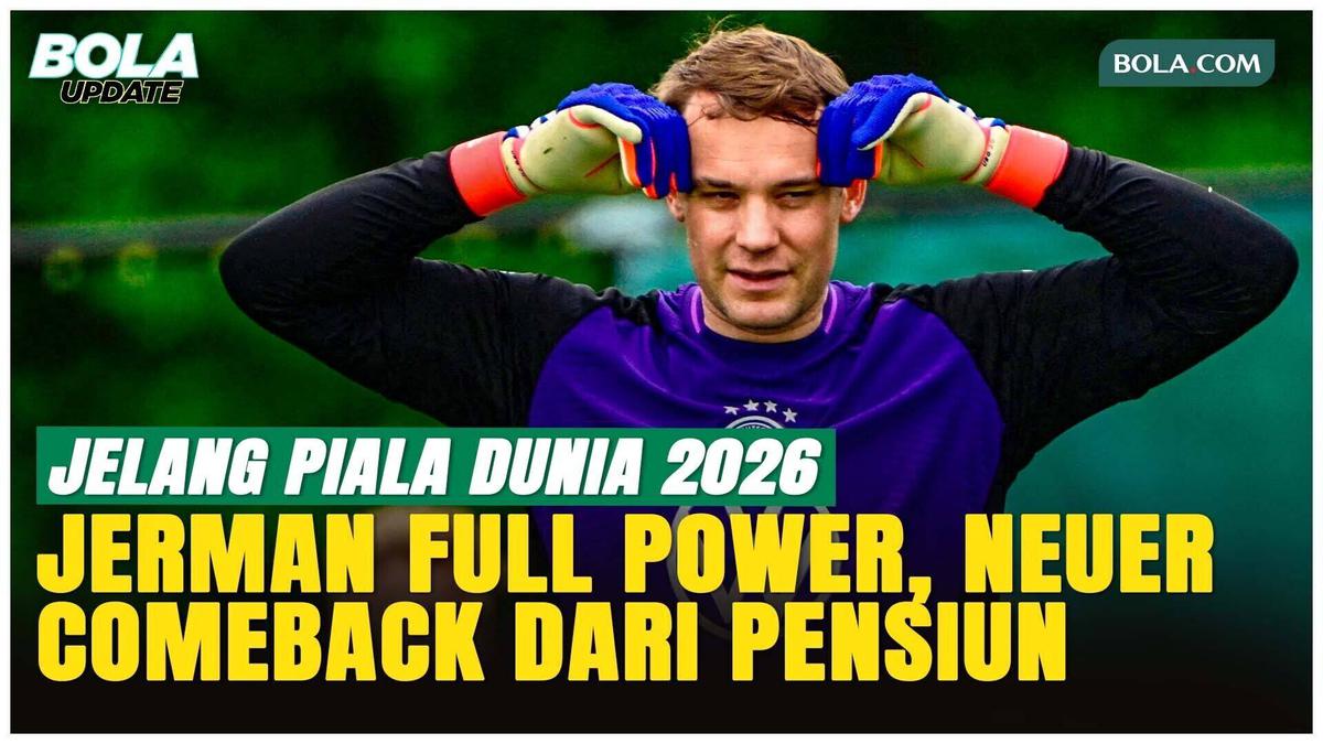 Manuel Neuer Comeback, Timnas Jerman Siap Balas Dua Kegagalan Grup!